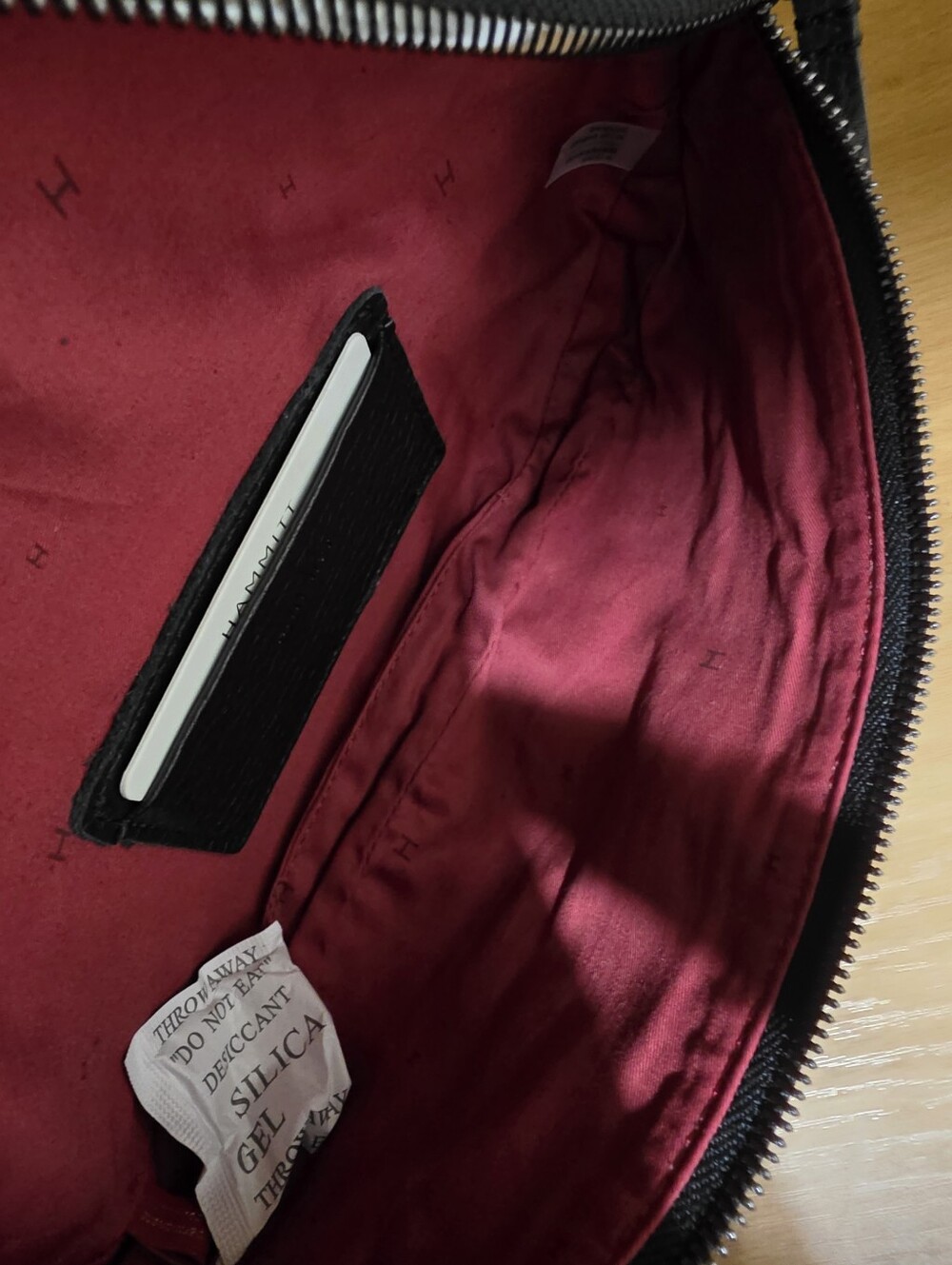 Hammitt Black Leather MD Charles Crossbody Bag - Picture 8 of 9